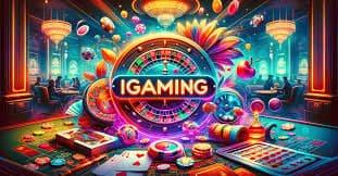 Responsible gaming reminder beside online slots on a dark screen